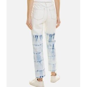 Blank NYC The Madison Crop Tie Dye Jeans In Manic Monday 26